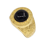 Ben Porat Yosef silver ring - Onyx stone-Agat Art Design LTD-Eilat stone,gold,onyx,silver,STONE,vermeil