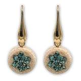 earring - Turquoise-Agat Art Design LTD-silver,STONE,turquoise