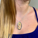 14K Vermeil Pendant in Israel map shape- Gold Jerusalem stone-Chen Winkler Jewelry Artist-45,50,55,garnet,silver,STONE,vermeil