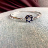 David star bracelet -Turquoise stone-Agat Art Design LTD-silver,STONE