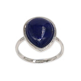 Teardrop silver ring - Turquoise stone