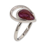 Teardrop silver ring Turquoise stone-Agat Art Design LTD-Lapis,onyx,Ruby,silver,STONE,turquoise
