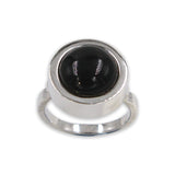 925 silver ring - Onyx stone-Agat Art Design LTD-onyx,silver,STONE,turquoise