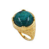 Western wall silver ring - Turquoise stone-Agat Art Design LTD-silver,vermeil