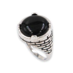 Western wall silver ring - Turquoise stone-Agat Art Design LTD-silver,vermeil