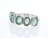 Multi stone vermeil ring Apetite