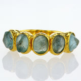 Multi stone vermeil ring Apetite