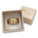 925 silver ring- "Love peace and shma Israel"