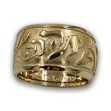 925 silver ring- "Love peace and shma Israel"