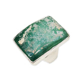 925 sterling silver Artisan Ring Roman Glass-Agat Art Design LTD-handmade,roman glass,silver,statement ring,woman ring