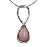 Infinity pendant - Lapis stone-Agat Art Design LTD-45,50,55,Eilat stone,Lapis,Ruby,silver