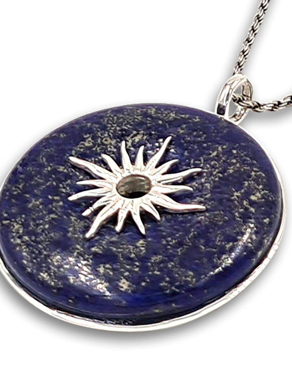 Lapis-Sun pendant