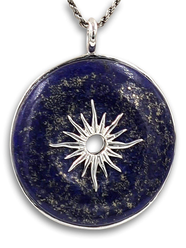 Lapis-Sun pendant