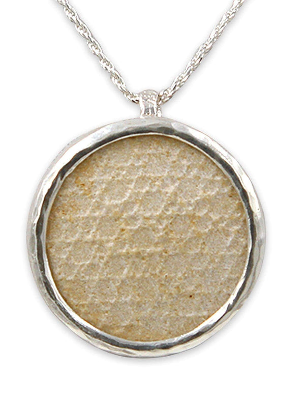 David star 14K Vermeil pendant -  Gold Jerusalem Stone