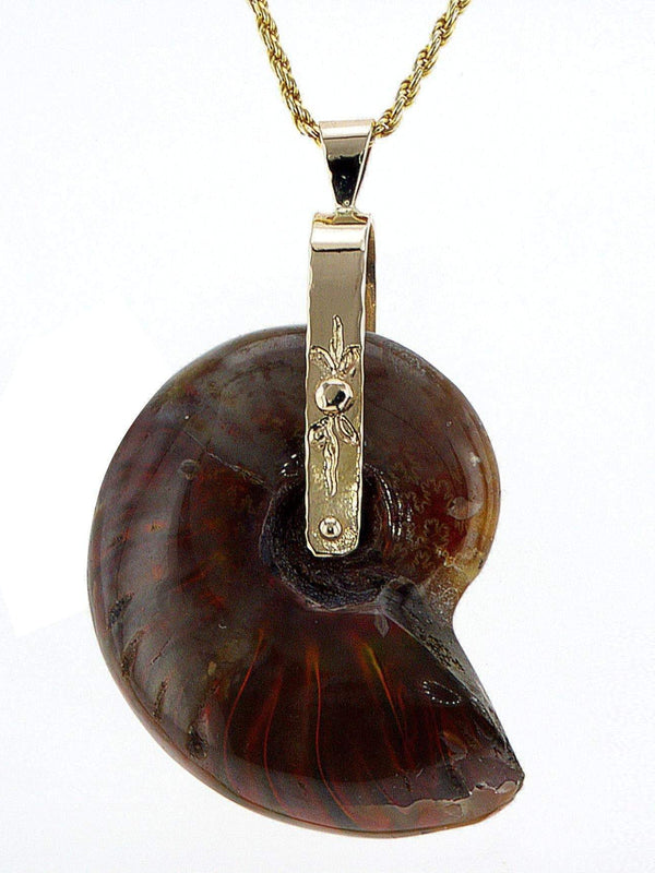 Spiral pendant - Fossil