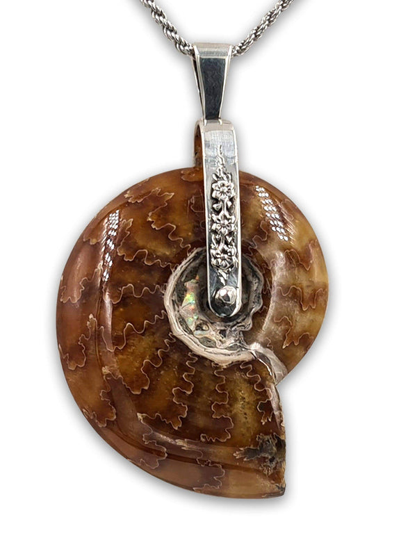 Spiral pendant - Fossil