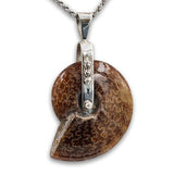 Spiral pendant - Fossil