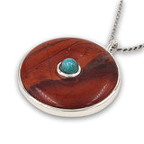 Red Jasper and Turquoise Necklace