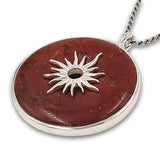 Glowing Sun - Red Jasper Necklace