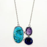 14 Karat gold plated pendants with Mix stones