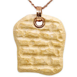 western Wall pendant - Gold Jerusalem stone
